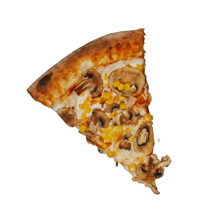 Margheritta + ciuperci și porumb